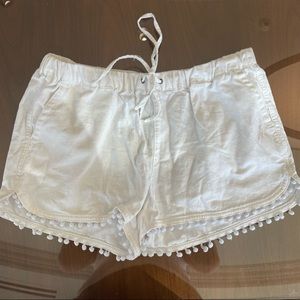Jcrew white shorts